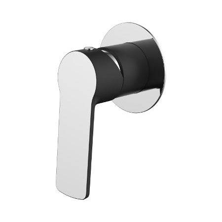 Millennium Tapware Akemi Shower Mixer Matte Black & Chrome - Sydney Home Centre