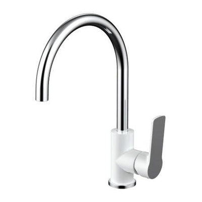 Millennium Tapware Akemi Sink Mixer White & Chrome - Sydney Home Centre