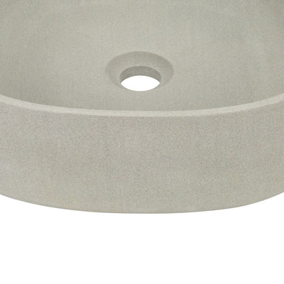 Moku Above Counter 440mm x 440mm Solid Limestone Square Basin Matte Stone Finish - Sydney Home Centre