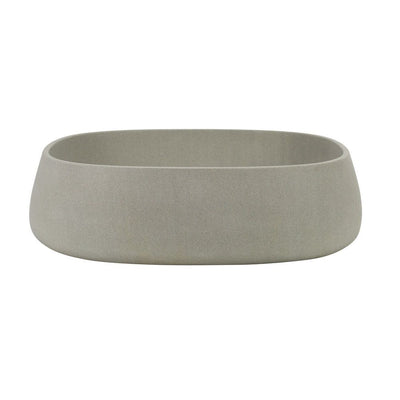 Moku Above Counter 440mm x 440mm Solid Limestone Square Basin Matte Stone Finish - Sydney Home Centre