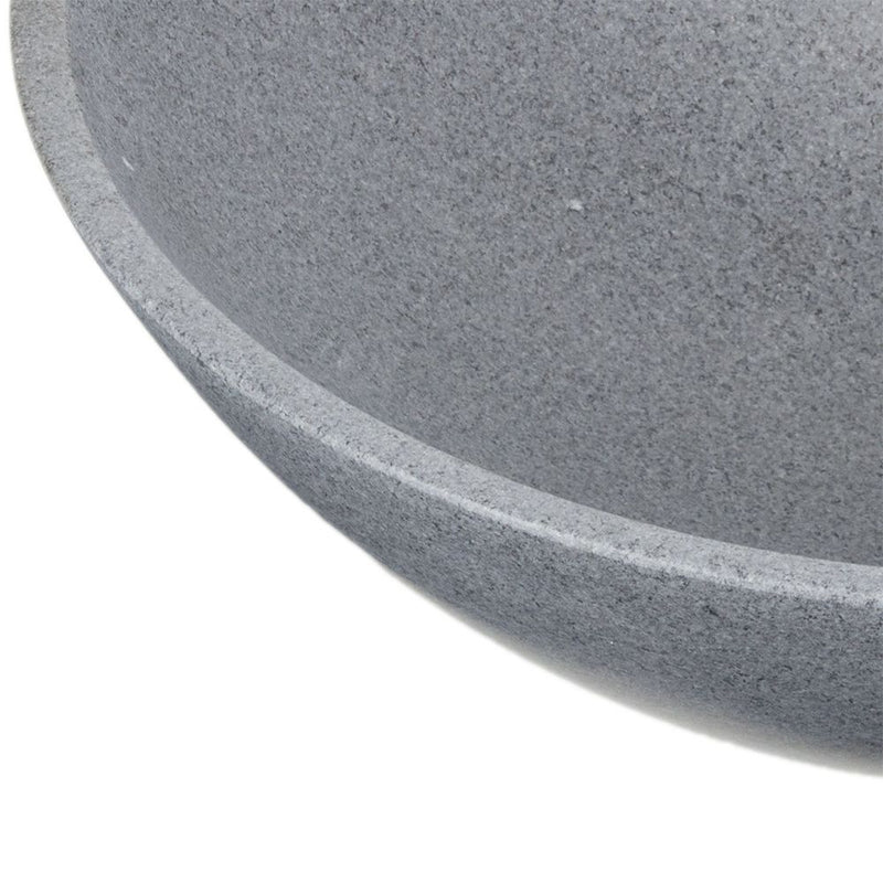 Moku Round 420mm Bathroom Basin Grey Granite - Sydney Home Centre