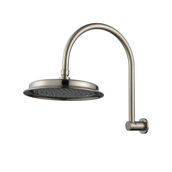 Montpellier Shower Arm With Shower Head Brushed Nickel - Sydney Home Centre