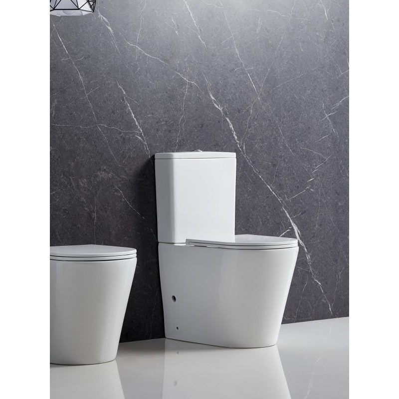 Morton Quiet Flush Tornado Rimless Toilet Suite - Sydney Home Centre