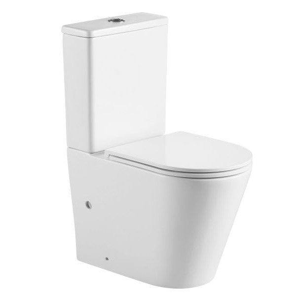 Morton Quiet Flush Tornado Rimless Toilet Suite - Sydney Home Centre