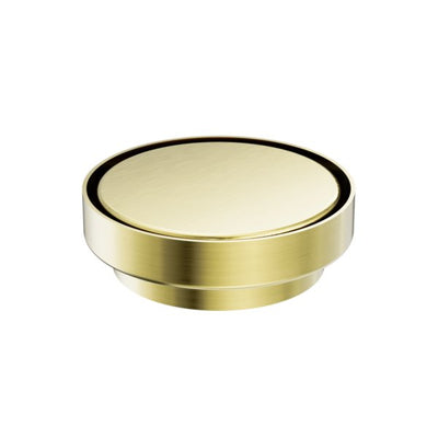 Nero 130mm Round Floor Waste 100mm Outlet Brushed Gold - Sydney Home Centre