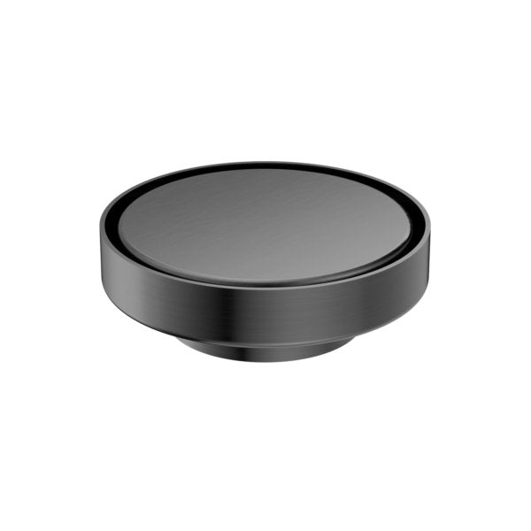 Nero 130mm Round Floor Waste 80mm Outlet Gun Metal - Sydney Home Centre