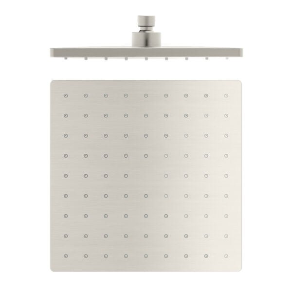 Nero 250mm Abs Square Shower Head Brushed Nickel - Sydney Home Centre