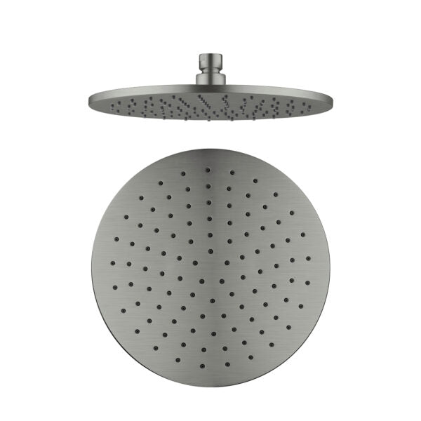 Nero 250mm Round Shower Head Gun Metal - Sydney Home Centre