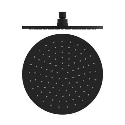 Nero 250mm Round Shower Head Matte Black - Sydney Home Centre