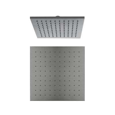 Nero 250mm Square Shower Head Gun Metal - Sydney Home Centre