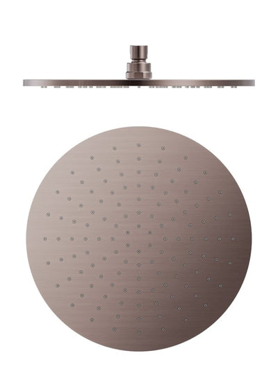 Nero 300mm Round Shower Head Brushed Bronze - Sydney Home Centre