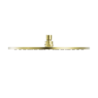 Nero 300mm Round Shower Head Brushed Gold - Sydney Home Centre