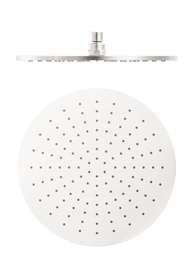 Nero 300mm Round Shower Head Brushed Nickel - Sydney Home Centre