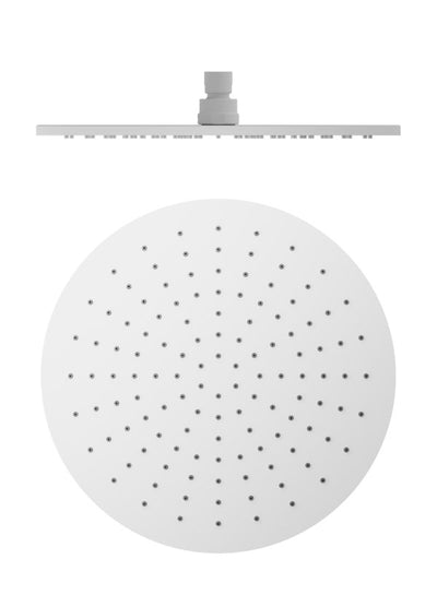 Nero 300mm Round Shower Head Matte White - Sydney Home Centre