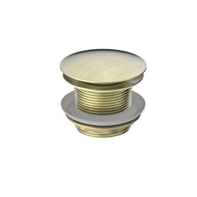 Nero 40mm Bath Pop-Up Plug With Removabel Waste No Overflow Aged Brass - Sydney Home Centre