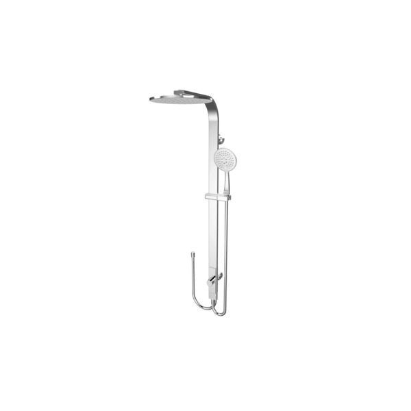 Nero Astra Rain Round Shower Set Double Hose Chrome - Sydney Home Centre