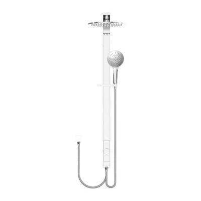 Nero Astra Rain Round Shower Set Double Hose Chrome - Sydney Home Centre