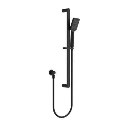 Nero Bianca / Ecco Shower Rail Matte Black - Sydney Home Centre