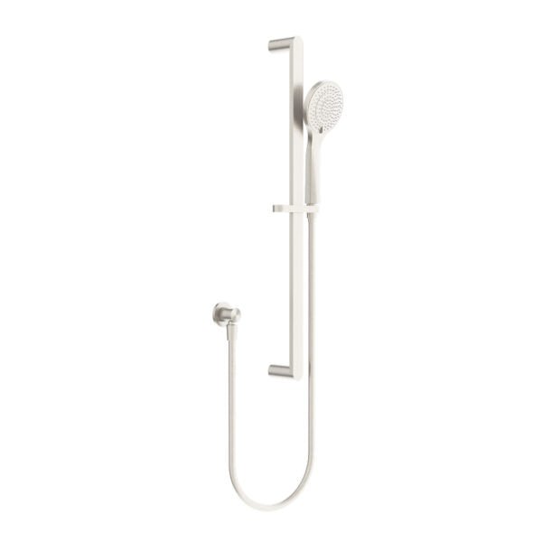 Nero Bianca / Ecco Shower Rail With Air Shower Brushed Nickel - Sydney Home Centre