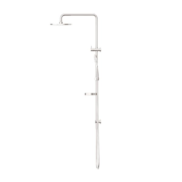 Nero Builder Project Twin Shower Brushed Nickel - Sydney Home Centre