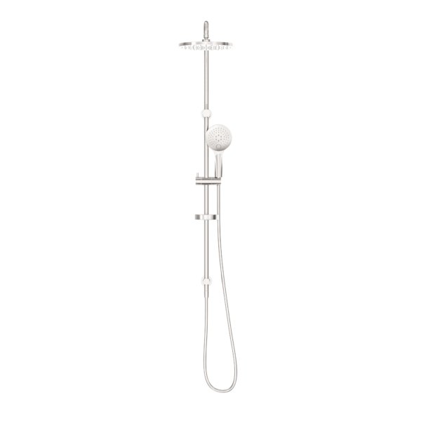 Nero Builder Project Twin Shower Brushed Nickel - Sydney Home Centre