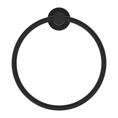 Nero Classic / Dolce Hand Towel Ring Matte Black - Sydney Home Centre