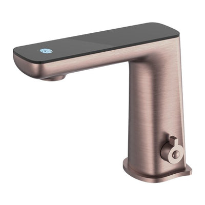 Nero Claudia Sensor Mixer With Black Top Display Brushed Bronze - Sydney Home Centre