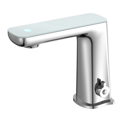 Nero Claudia Sensor Mixer With White Top Display Chrome - Sydney Home Centre