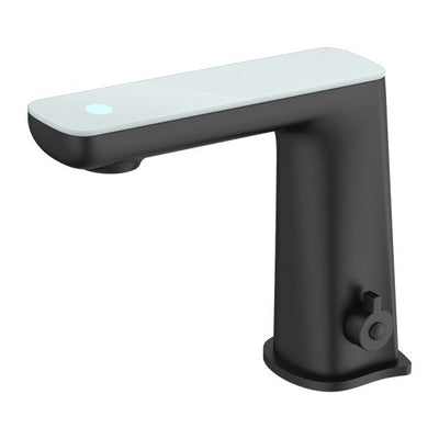 Nero Claudia Sensor Mixer With White Top Display Matte Black - Sydney Home Centre