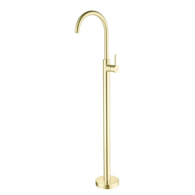 Nero Floormount Mixer Brushed Gold - Sydney Home Centre