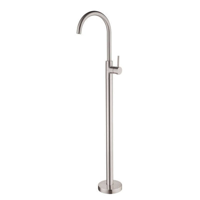 Nero Floormount Mixer Brushed Nickel - Sydney Home Centre