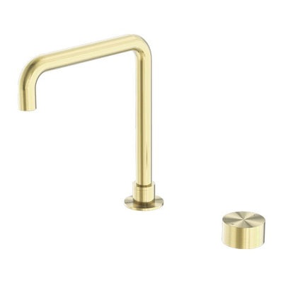 Nero Kara Progressive Tall Basin Set Brushed Gold - Sydney Home Centre