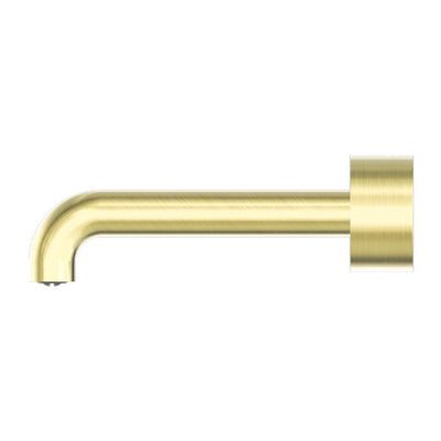 Nero Kara Progressive Wall Basin/Bath Mixer 160mm Spout Brushed Gold - Sydney Home Centre