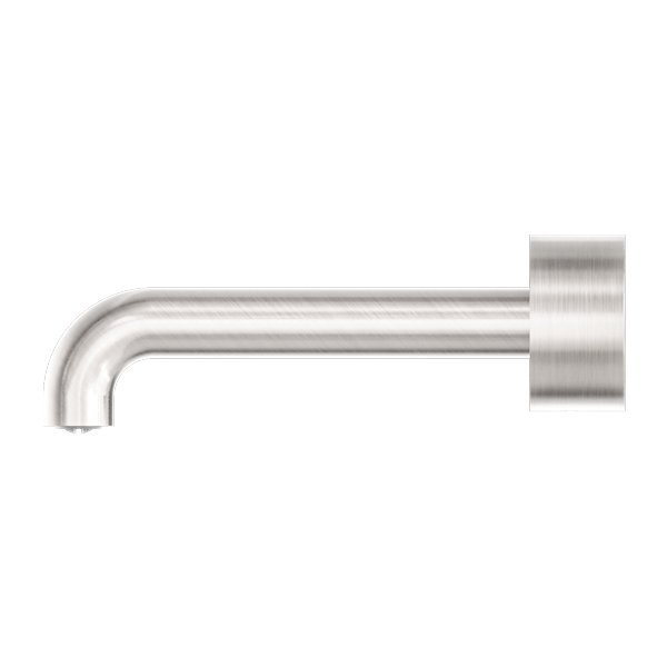 Nero Kara Progressive Wall Basin/Bath Mixer 160mm Spout Brushed Nickel - Sydney Home Centre