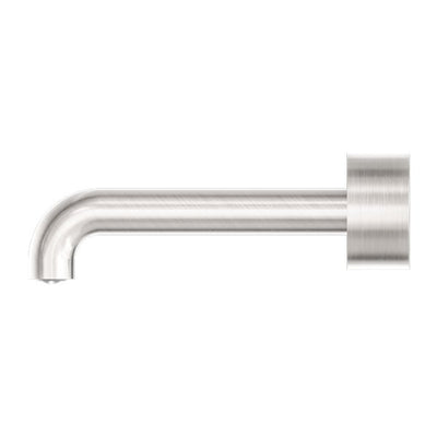 Nero Kara Progressive Wall Basin/Bath Mixer 160mm Spout Brushed Nickel - Sydney Home Centre