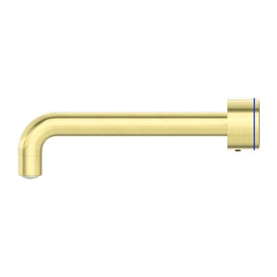 Nero Kara Wall Basin Set 180mm Spout Brushed Gold - Sydney Home Centre