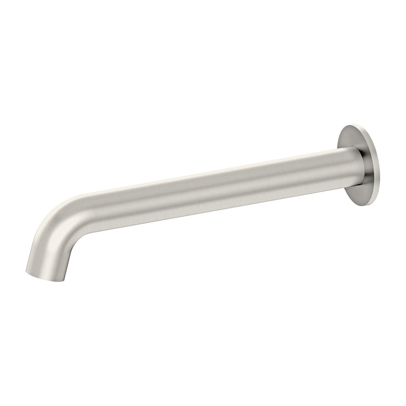 Nero Mecca Basin / Bath Spout Only 215mm Brushed Nickel - Sydney Home Centre