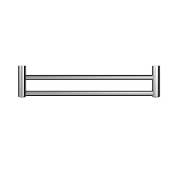 Nero Mecca Care 25mm Grab Double Towel Rail 600mm Chrome - Sydney Home Centre