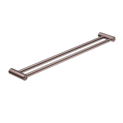 Nero Mecca Care 25mm Grab Double Towel Rail 900mm Brushed Bronze - Sydney Home Centre