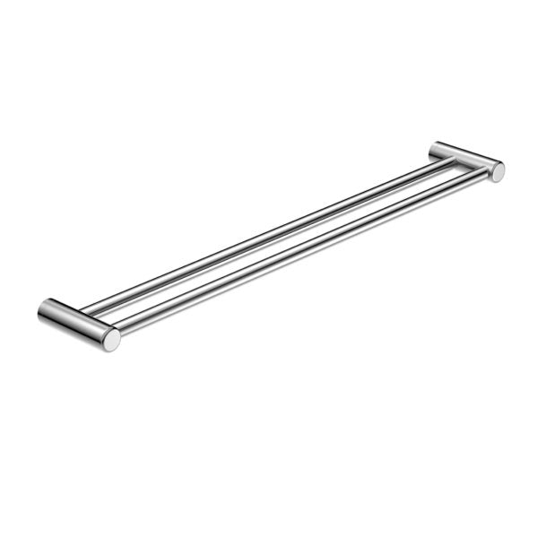 Nero Mecca Care 25mm Grab Double Towel Rail 900mm Chrome - Sydney Home Centre