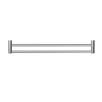 Nero Mecca Care 25mm Grab Double Towel Rail 900mm Chrome - Sydney Home Centre