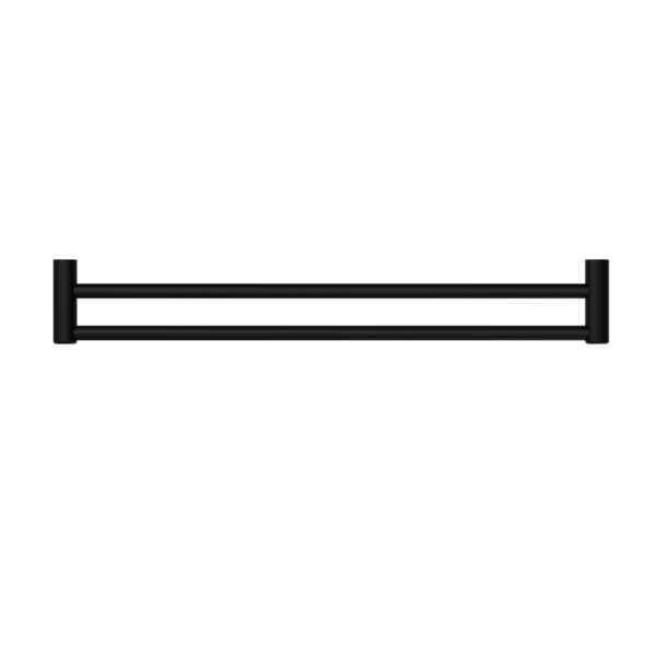 Nero Mecca Care 25mm Grab Double Towel Rail 900mm Matte Black - Sydney Home Centre