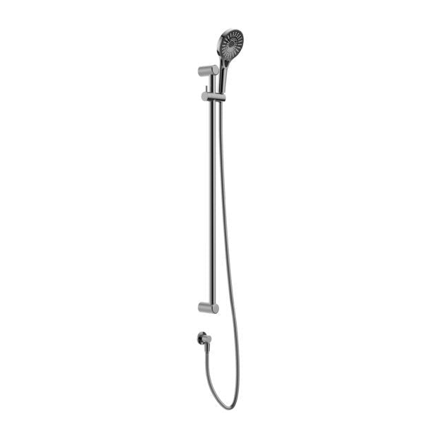 Nero Mecca Care 25mm Grab Rail And Adjustable Shower Rail Set 900mm Chrome - Sydney Home Centre