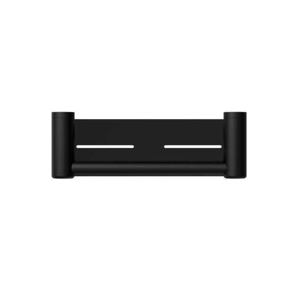 Nero Mecca Care 25mm Grab Rail With Shelf 300mm Matte Black - Sydney Home Centre