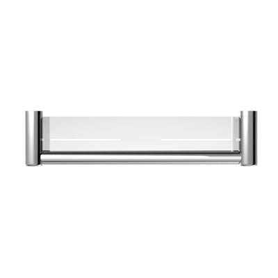 Nero Mecca Care 25mm Grab Rail With Shelf 450mm Chrome - Sydney Home Centre