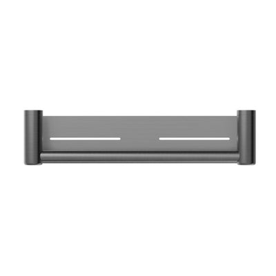 Nero Mecca Care 25mm Grab Rail With Shelf 450mm Gun Metal - Sydney Home Centre