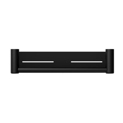 Nero Mecca Care 25mm Grab Rail With Shelf 450mm Matte Black - Sydney Home Centre