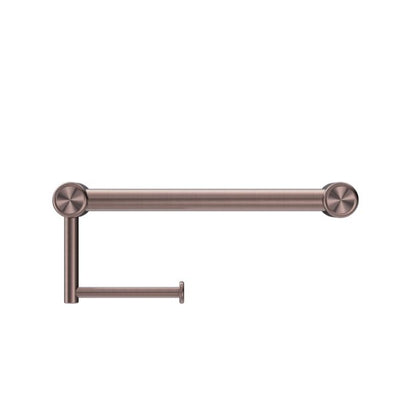 Nero Mecca Care 25mm Toilet Roll Rail 300mm Brushed Bronze - Sydney Home Centre