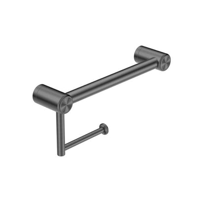 Nero Mecca Care 25mm Toilet Roll Rail 300mm Gun Metal - Sydney Home Centre