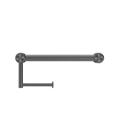 Nero Mecca Care 25mm Toilet Roll Rail 300mm Gun Metal - Sydney Home Centre